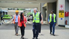 Visit to Africa Hall by Ms.Thilmeeza Hussain, director of RCNYO
